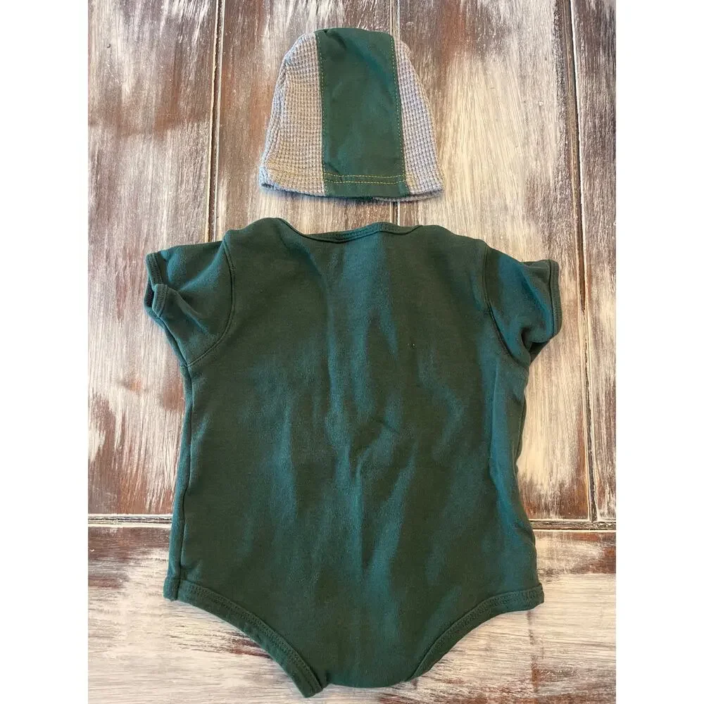 Green Bay Packers NFL One Piece Beanie Size 3-6 Months Reebok